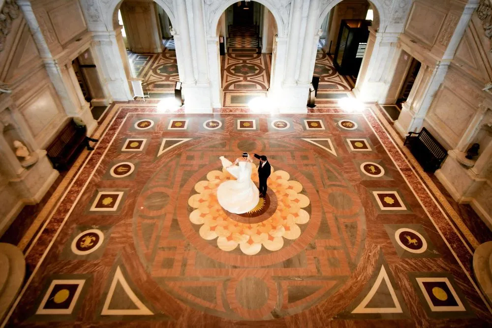 Gilded Halls, wedding photograph by Sameen Photography