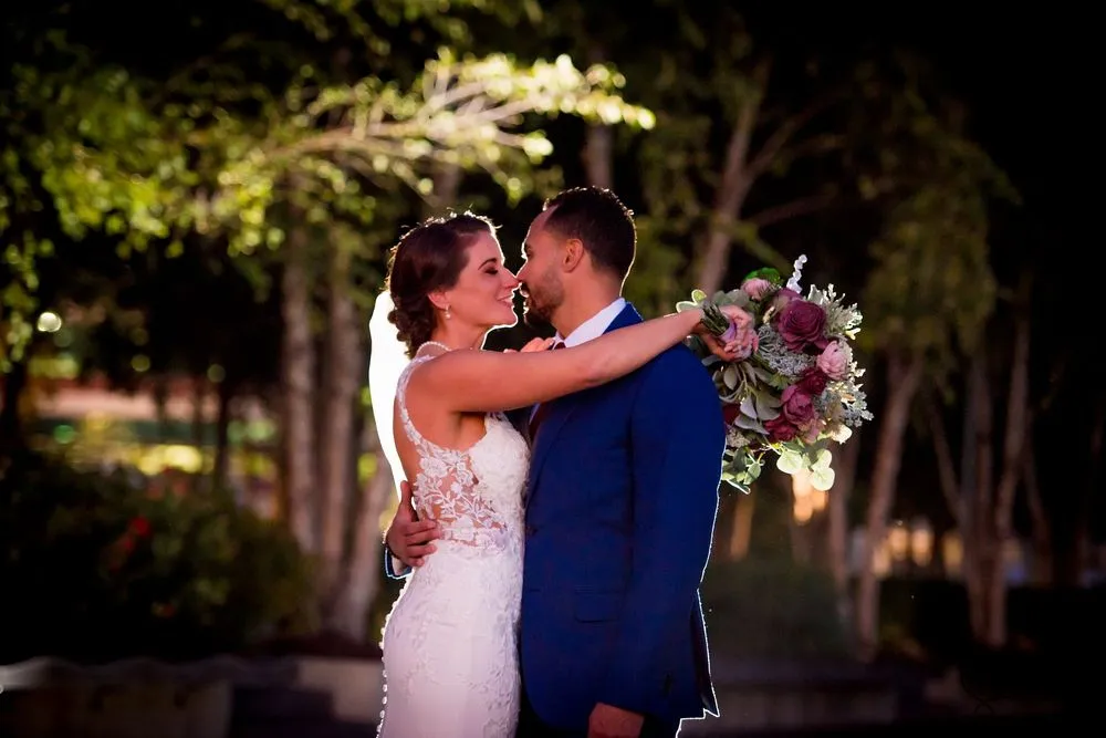 Golden Hour, wedding photograph by Sameen Photography