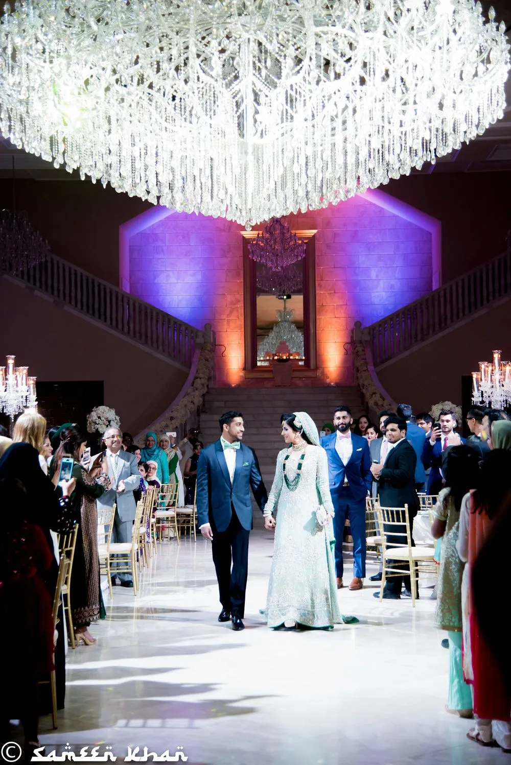 Gilded Halls, wedding photograph by Sameen Photography
